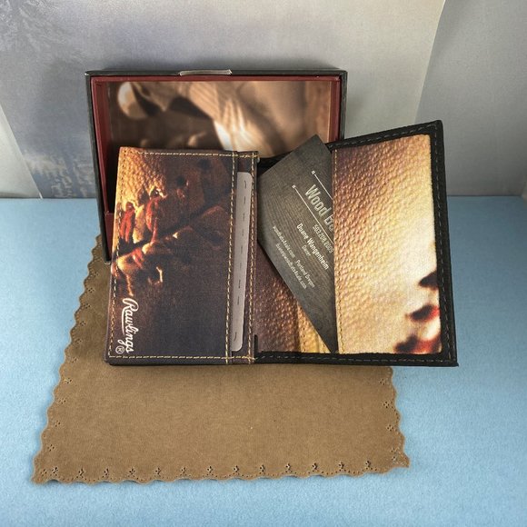 Rawlings Baseball Wallet Card Holder - Picture 3 of 5